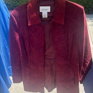 Cherokee Red Utility Jacket Suede